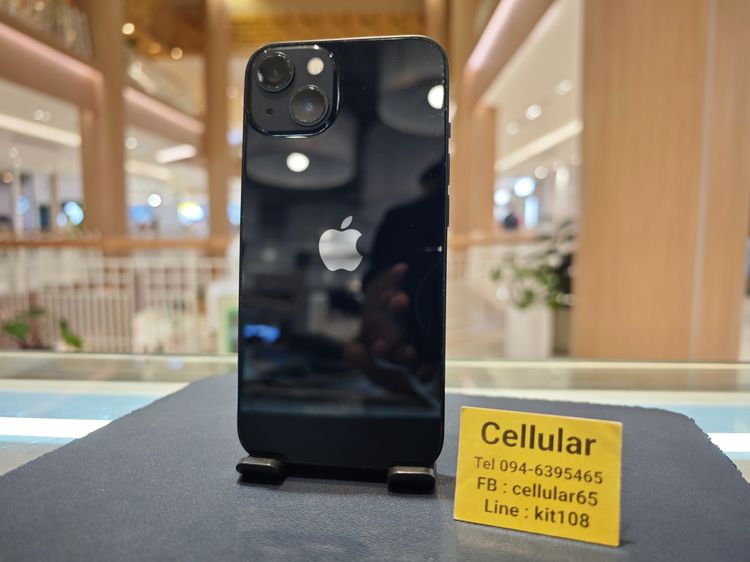 iPhone 13 128GB สภาพดี(จอมีขนแมว) กล้องx5 มีฝุ่นเลเซอร์