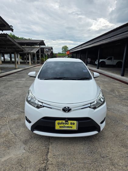 Toyota Vios 2016 1.5 J Sedan เบนซิน ไม่ติดแก๊ส เกียร์อัตโนมัติ ขาว รูปที่ 3