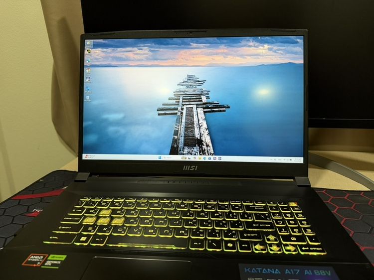 Notebook MSI Katana A17 Al B8VF-841TH การ์ดจอ RTX4060 จอ 17.3 นิ้ว ทำงาน เล่นเกม อื่นๆ คุ้มๆ สอบถามได้ รูปที่ 2