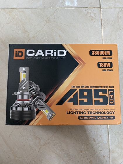 หลอดไฟหน้ารถยนต์ขั้ว H4 6000 K