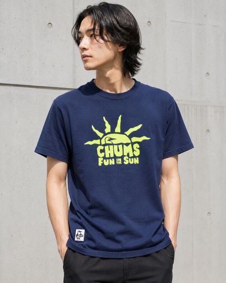 อื่นๆ เสื้อทีเชิ้ต อื่นๆ แขนสั้น เสื้อยืด CHUMS​ สีกรมท่า