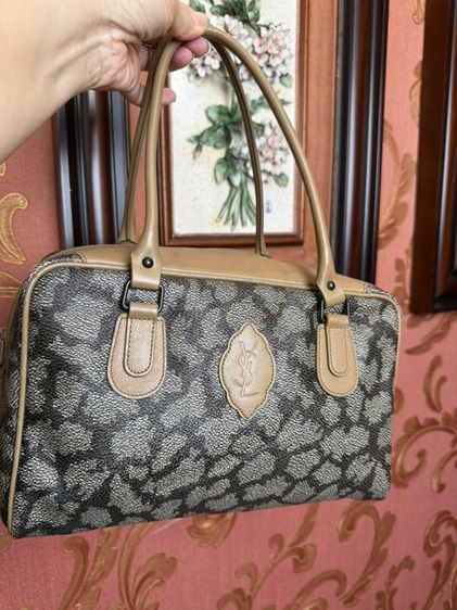 อื่นๆ ผ้าใบ หญิง น้ำตาล ส่งต่อ👜ส่งต่อ Yves Saint Laurent (YSL) Vintage Giraffe Print Boston Bag 🦒✨ส่งต่อกระเป๋าทรงหมอนวินเทจลายยีราฟสุดคลาสสิก สภาพนางฟ้าเก็บรักษาอย่างดี พร้อมใช้งาน