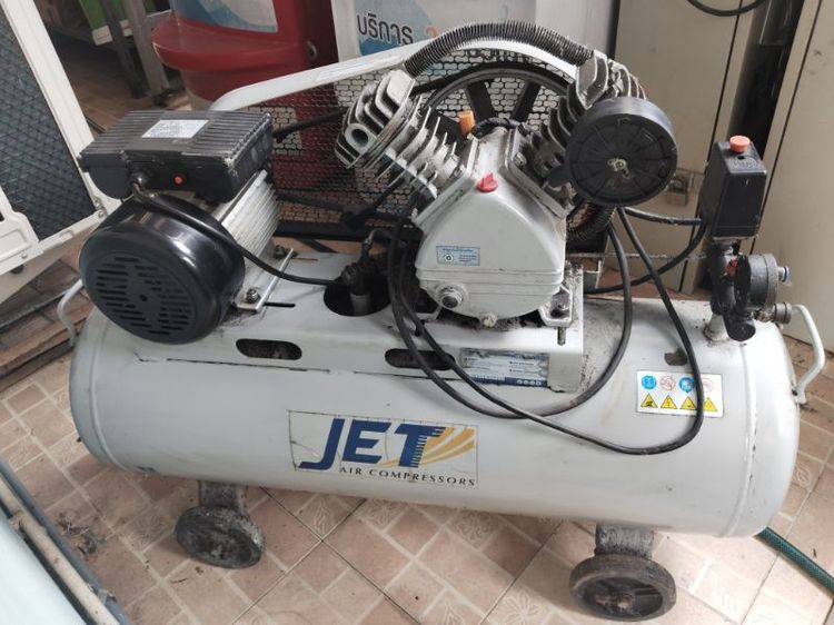 JET ปั๊มลมสายพาน รุ่น Falcon 21100M ปั๊มลม 100 ลิตร เต็ม ปั๊มลม ปั๊มลมไฟฟ้า jet ปั้มลมสายพาน ปั้มลม ปั้มลมไฟฟ้า PUMA