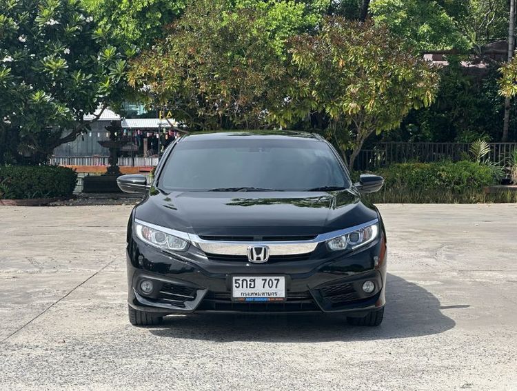 Honda Civic 2017 1.5 Turbo Sedan เบนซิน ไม่ติดแก๊ส เกียร์อัตโนมัติ ดำ รูปที่ 2