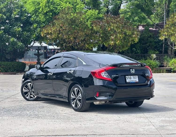 Honda Civic 2017 1.5 Turbo Sedan เบนซิน ไม่ติดแก๊ส เกียร์อัตโนมัติ ดำ รูปที่ 4