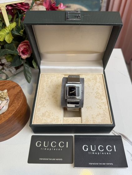 ปล่อยของสะสมส่วนตัวค่ะ 💕 Gucci 600L นาฬิกาวินเทจทรงเหลี่ยม