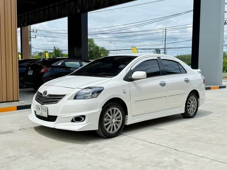 Toyota Vios 2012 1.5 E Sedan เบนซิน ไม่ติดแก๊ส เกียร์อัตโนมัติ ขาว รูปที่ 3