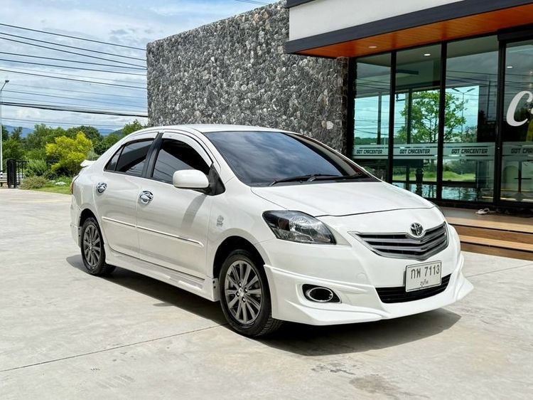 Toyota Vios 2012 1.5 E Sedan เบนซิน ไม่ติดแก๊ส เกียร์อัตโนมัติ ขาว