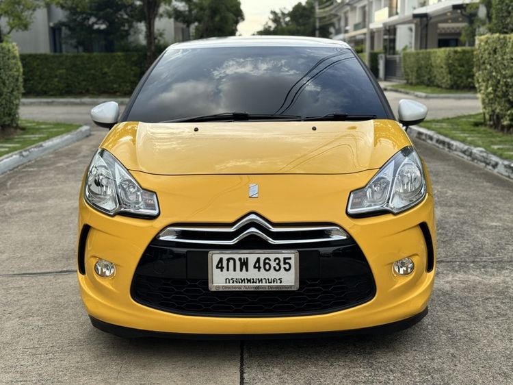 รถ Citroen DS3 1.6 So Chic E สี เหลือง