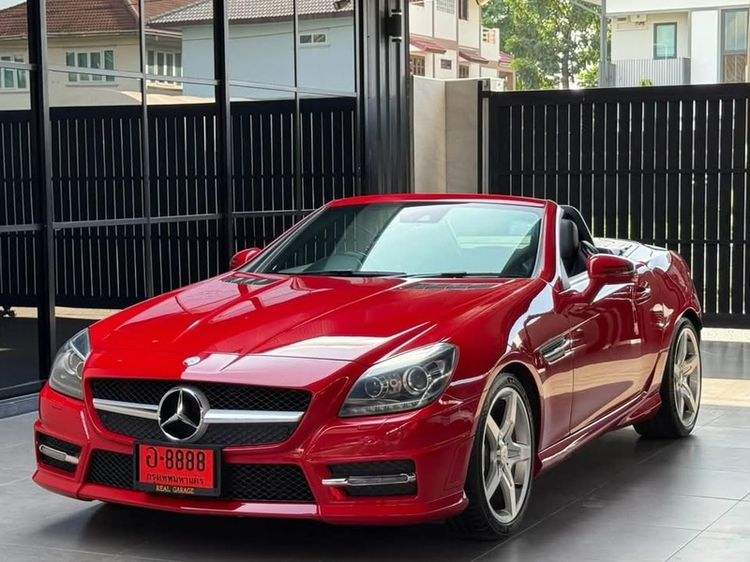 Mercedes-Benz SLK-Class 2014 SLK200 Sedan เบนซิน ไม่ติดแก๊ส เกียร์อัตโนมัติ แดง