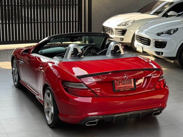 Mercedes-Benz SLK-Class 2014 SLK200 Sedan เบนซิน ไม่ติดแก๊ส เกียร์อัตโนมัติ แดง รูปที่ 3