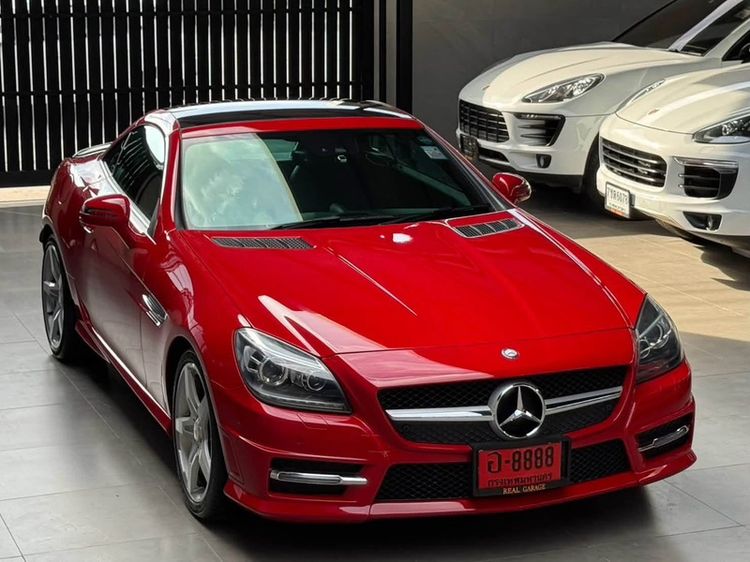 Mercedes-Benz SLK-Class 2014 SLK200 Sedan เบนซิน ไม่ติดแก๊ส เกียร์อัตโนมัติ แดง รูปที่ 2