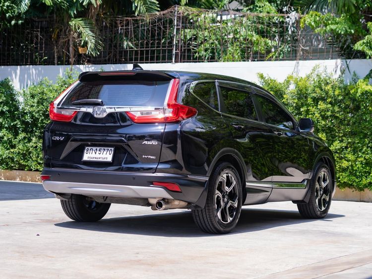 Honda CR-V 2019 2.4 EL 4WD Utility-car เบนซิน ไม่ติดแก๊ส เกียร์อัตโนมัติ ดำ รูปที่ 4