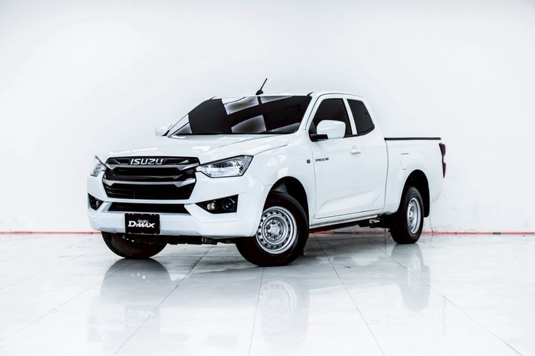 Isuzu D-MAX 2023 1.9 S Pickup ดีเซล ไม่ติดแก๊ส เกียร์ธรรมดา ขาว