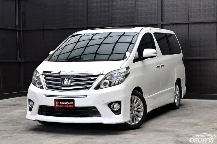 รถ Toyota Alphard 2.4 SC สี ขาว
