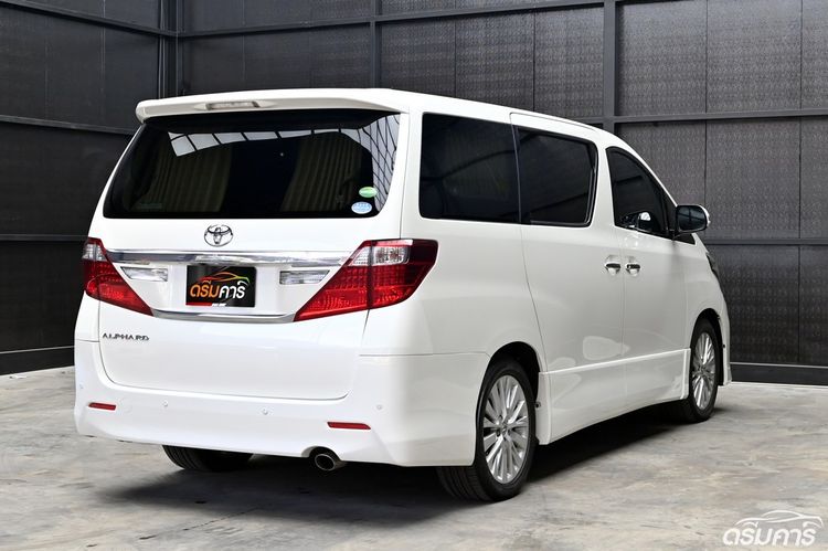 Toyota Alphard 2014 2.4 SC Van เบนซิน ไม่ติดแก๊ส เกียร์อัตโนมัติ ขาว รูปที่ 3