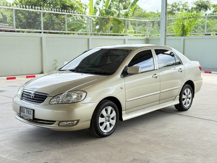 Toyota Corolla 2004 1.6 Sedan เบนซิน ไม่ติดแก๊ส เกียร์ธรรมดา น้ำตาล รูปที่ 4