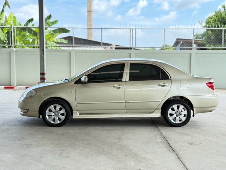 Toyota Corolla 2004 1.6 Sedan เบนซิน ไม่ติดแก๊ส เกียร์ธรรมดา น้ำตาล รูปที่ 2