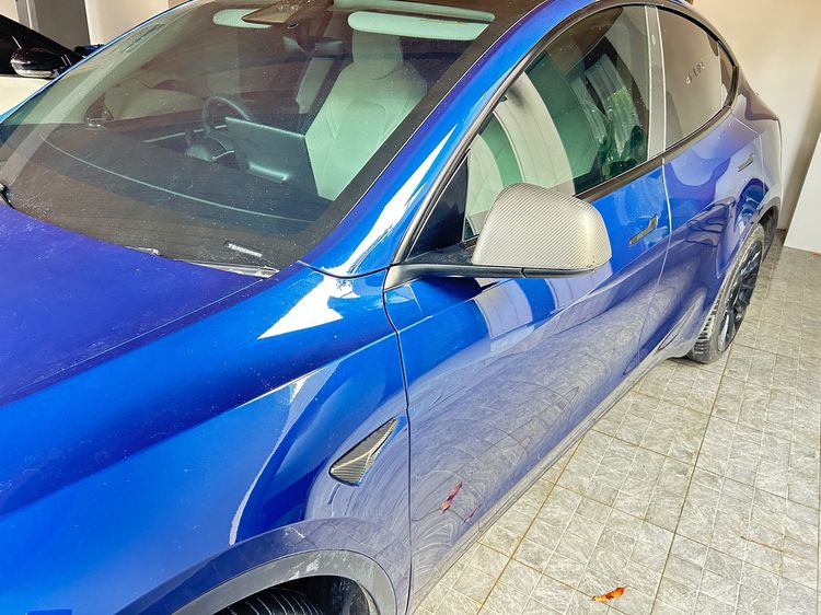 Tesla Model Y 2023 Long Range RWD Sedan ไฟฟ้า ไม่ติดแก๊ส เกียร์อัตโนมัติ น้ำเงิน รูปที่ 2