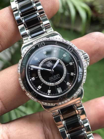 Tag Heuer TOP F1 Auto Carlibre5 Black Ceramic Full Diamond WAU2212 (BoySize)🇨🇭🇨🇭