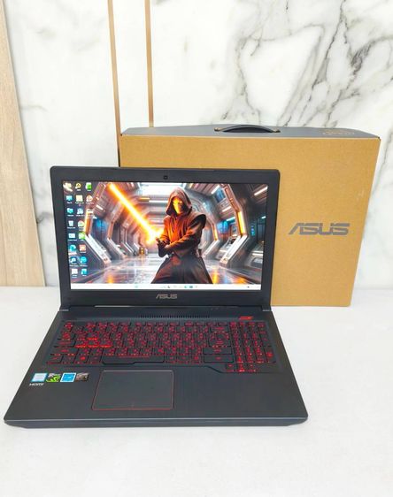 อื่นๆ 8 กิกะไบต์ HDMI ใช่ ขาย โน็ตบุ๊ค  Asus FX503VM Intel Core i5-7300HQ  M.2 256GB Ram 8GB Gtx 1060 จอ15.6 นิ้ว Full HD Ips วินโดว์แท้ ราคา 9,999บาท 