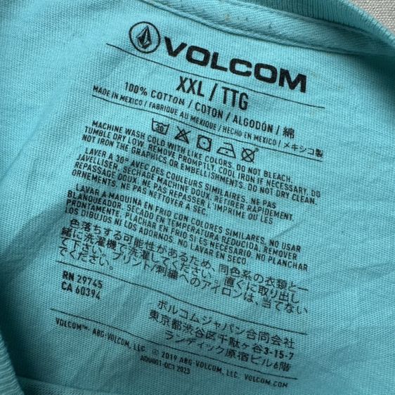 เสื้อยืด Volcom​ Skateboard​ Size XXL รูปที่ 4