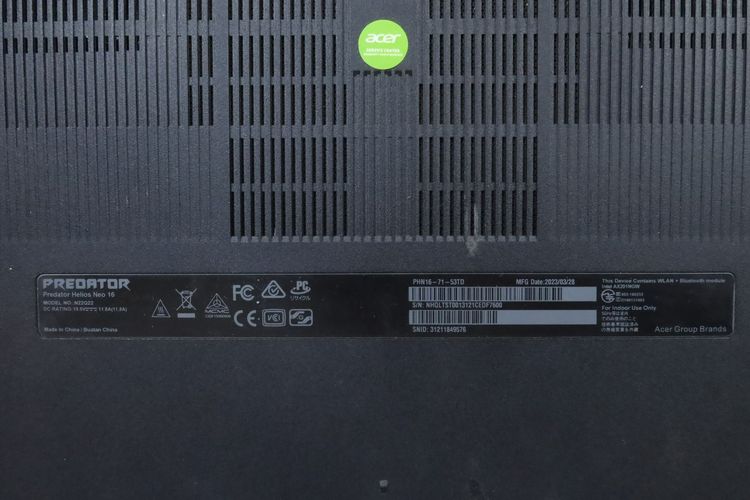 ACER PREDATOR HELIOS NEO 16 Core i5-13500HX.RTX4050 RAM32.1TB รูปที่ 13
