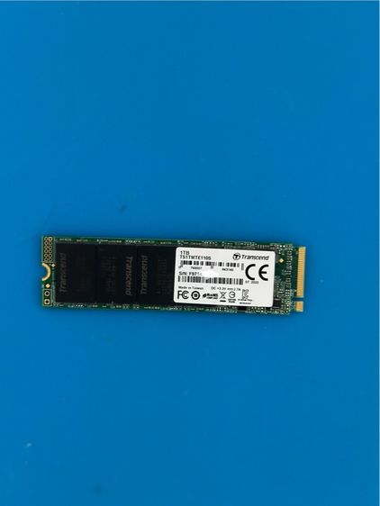 ที่เก็บข้อมูลและเมมโมรี่การ์ด SSD M2 NVME มือสอง Transcend 1TB SSD รุ่น MTE110S แบบ M.2 2280 เอสเอสดี