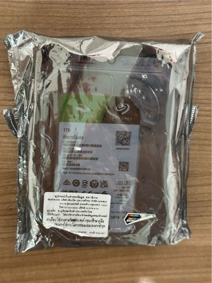 ที่เก็บข้อมูลและเมมโมรี่การ์ด ฮาร์ทดิส ยี่ห้อ SEAGATE  รุ่น ST1000DM014 ประกันศูนย์ความจุ 1TB ฮาร์ดดิสก์ Seagate BarraCuda Hard disk driveHDDซีเกท