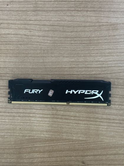 ที่เก็บข้อมูลและเมมโมรี่การ์ด แรมมือสอง Kingston HyperX FURY RAM (รุ่น HX316C10F 4) ประเภท DDR3 ความจุ 4GB bus 1600MHz Ram PC คอมพิวเตอร์ตั้งโต๊ะ