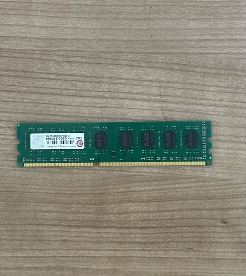 ที่เก็บข้อมูลและเมมโมรี่การ์ด Ram Transcend มือสอง ขนาด 8GB DDR3-1600MHz U-DIMM สำหรับคอมพิวเตอร์ตั้งโต๊ะ แรม ram สำหรับ PC