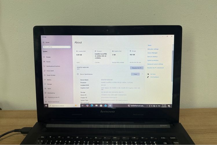 Notebook มือสอง Lenovo 80E4 (M80U1IM) แรม8GB HDD1000GB  Lenovo G40-80 แบตเก็บไฟร้อมใช้งาน รูปที่ 9