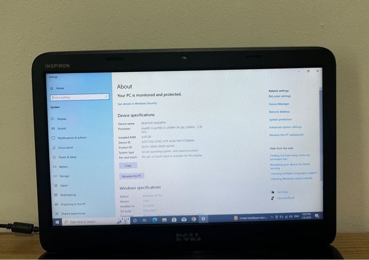 Notebook มือสอง Dell Inspiron N4050 โน้ตบุค Dell แบตเก็บไฟ พร้อมใช้งาน รูปที่ 10