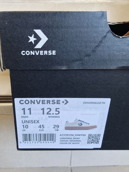 converse sport casual white รูปที่ 6