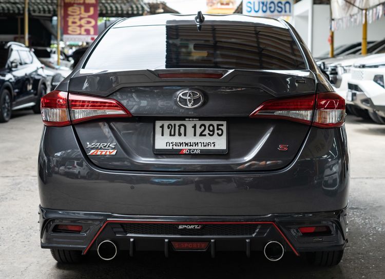 Toyota Yaris ATIV 2020 1.2 S Sedan เบนซิน ไม่ติดแก๊ส เกียร์อัตโนมัติ เทา รูปที่ 4