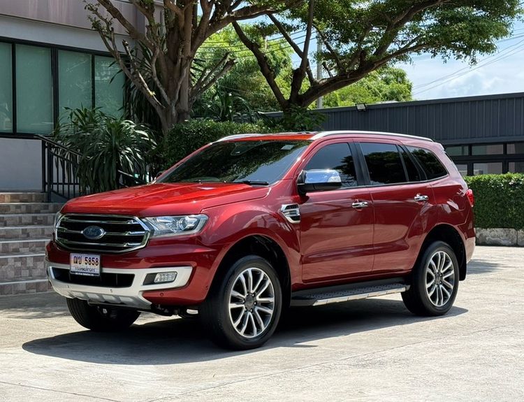 Ford Everest 2020 2.0 Titanium Plus Utility-car ดีเซล ไม่ติดแก๊ส เกียร์อัตโนมัติ แดง รูปที่ 4
