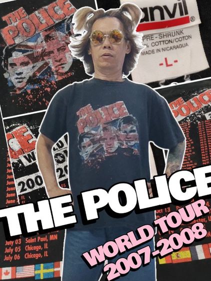 เสื้อทัวร์ THE POLICE 2007