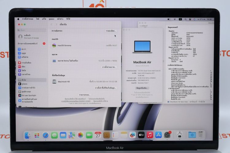 MacBook Air 2018 Core i5 13" 8.128GB  รูปที่ 3