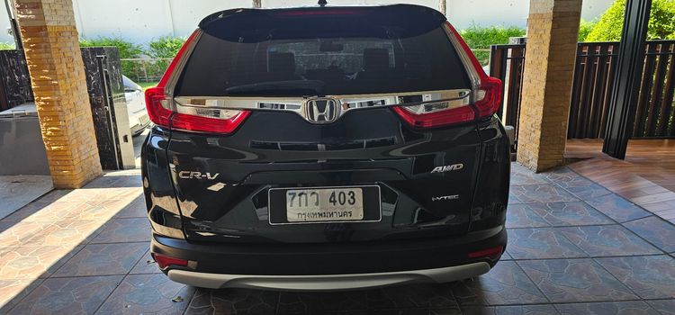 Honda CR-V 2018 2.4 EL 4WD Sedan เบนซิน ไม่ติดแก๊ส เกียร์อัตโนมัติ ดำ รูปที่ 4