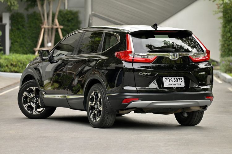 Honda CR-V 2018 2.4 EL 4WD Utility-car เบนซิน ไม่ติดแก๊ส เกียร์อัตโนมัติ ดำ รูปที่ 3