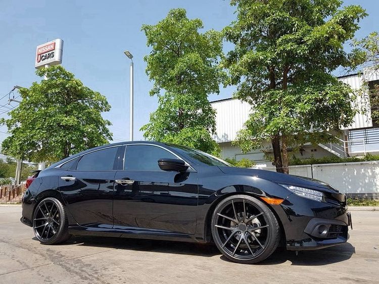 Honda Civic 2016 1.5 Turbo RS Sedan เบนซิน ดำ