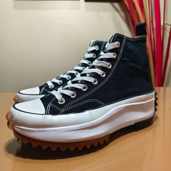 Converse Run Star Hike Hi Black White Gum(166800C) Made in Vietnam🇻🇳Size. 43/27.5(2.5)cm รูปที่ 2