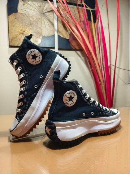 Converse Run Star Hike Hi Black White Gum(166800C) Made in Vietnam🇻🇳Size. 43/27.5(2.5)cm รูปที่ 6