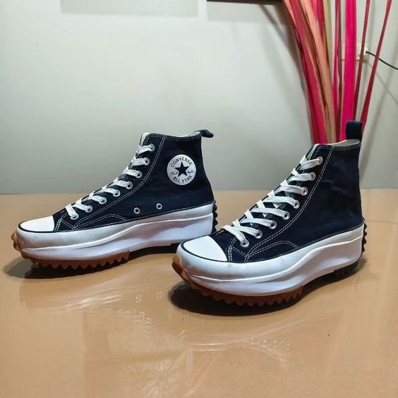 Converse Run Star Hike Hi Black White Gum(166800C) Made in Vietnam🇻🇳Size. 43/27.5(2.5)cm รูปที่ 5