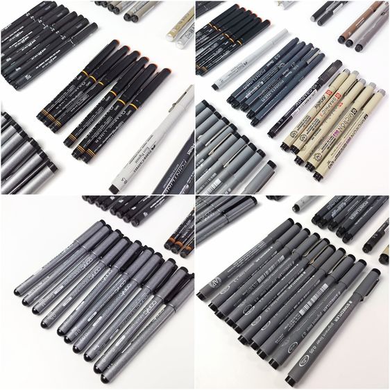 ปากกา Ink Pen เหมายก Set Brand Copic Otho Sakura Uni Steadtler Artline Graphik Pentel Faber-Castell รวม 61 แท่ง หายาก ราคาพิเศษ สินค้าใหม่ รูปที่ 4