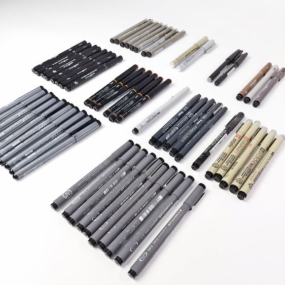 ปากกา Ink Pen เหมายก Set Brand Copic Otho Sakura Uni Steadtler Artline Graphik Pentel Faber-Castell รวม 61 แท่ง หายาก ราคาพิเศษ สินค้าใหม่ รูปที่ 2