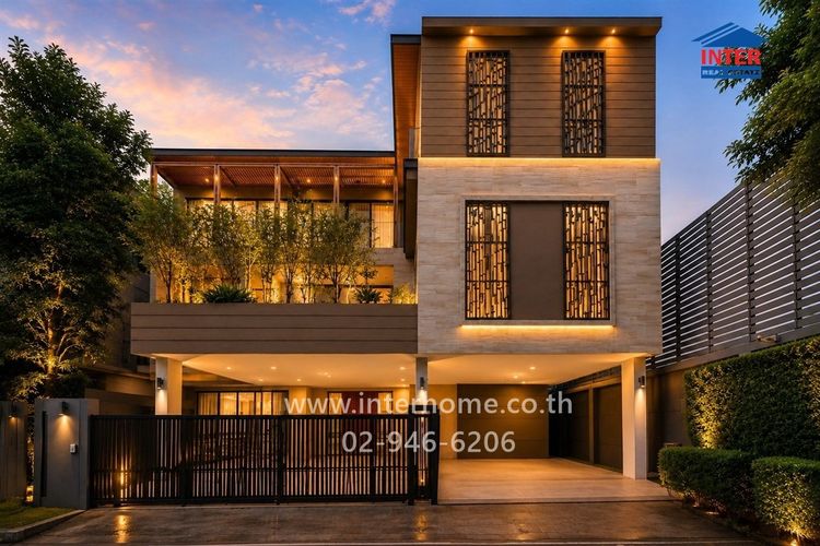 บ้านเดี่ยว 3 ชั้น 53.4 ตร.ว. วนาเรสซิเดนท์ พระราม 9 ศรีนครินทร์ บ้านเดี่ยวใกล้โรงเรียนนานาชาติไบรท์ตัน ซอยกรุงเทพกรีฑา15 ถนนกรุงเทพกรีฑา