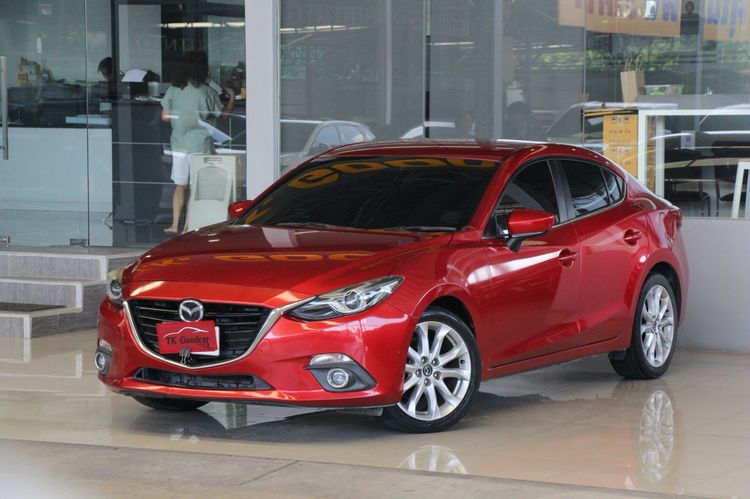 Mazda Mazda3 2015 2.0 S Sedan เบนซิน ไม่ติดแก๊ส เกียร์อัตโนมัติ แดง