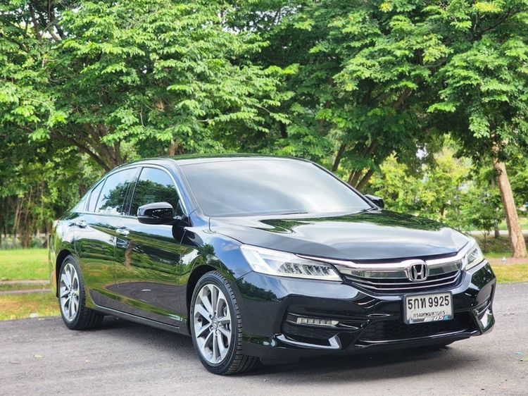 Honda Accord 2016 2.0 EL Sedan เบนซิน ไม่ติดแก๊ส เกียร์อัตโนมัติ ดำ รูปที่ 2