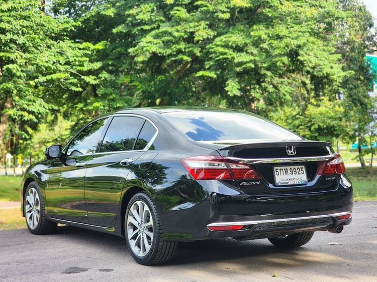 Honda Accord 2016 2.0 EL Sedan เบนซิน ไม่ติดแก๊ส เกียร์อัตโนมัติ ดำ รูปที่ 4